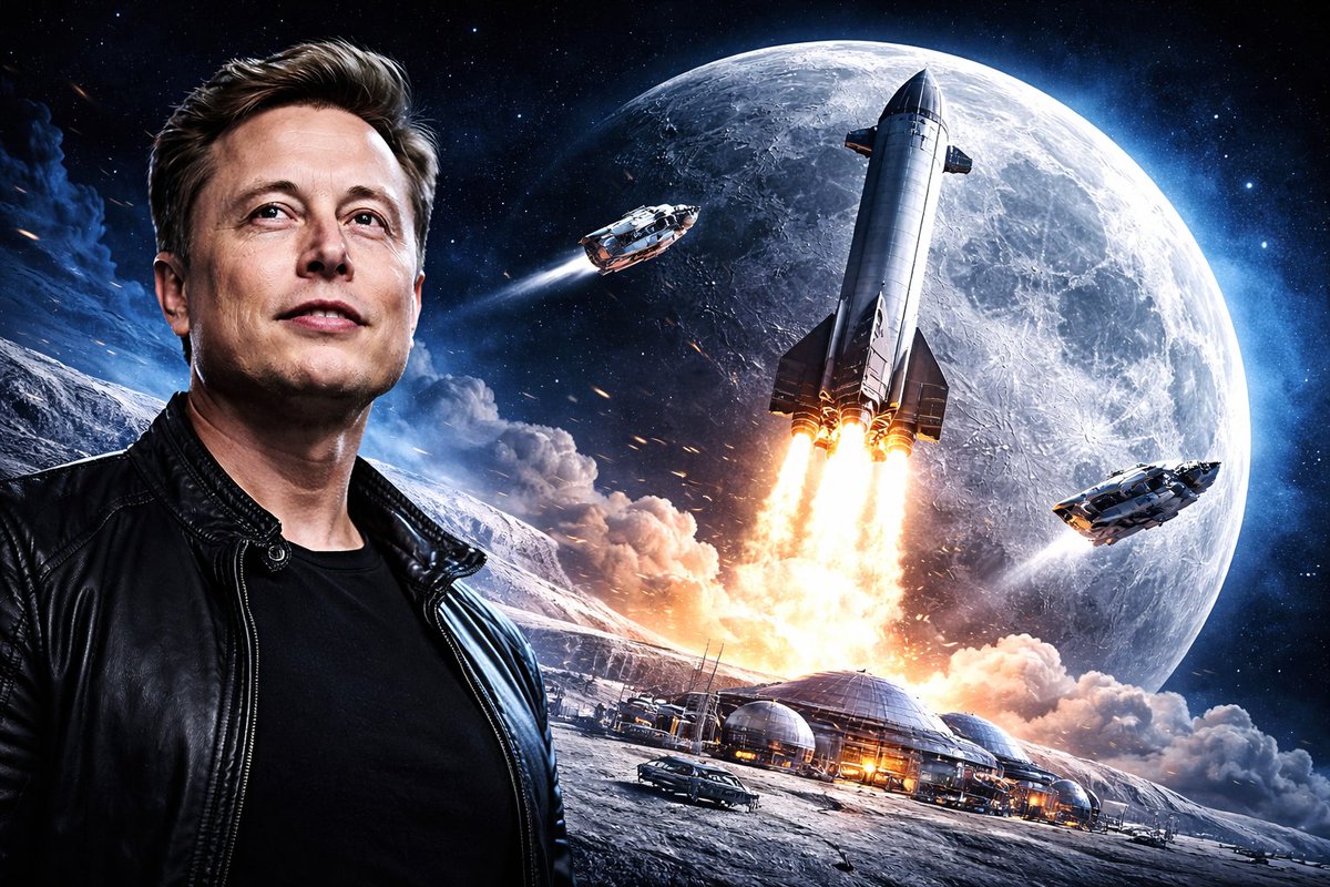 CoinGapeMedia's tweet photo. NEWS: @elonmusk says #SpaceX is building a system "that allows anyone to travel to the Moon."