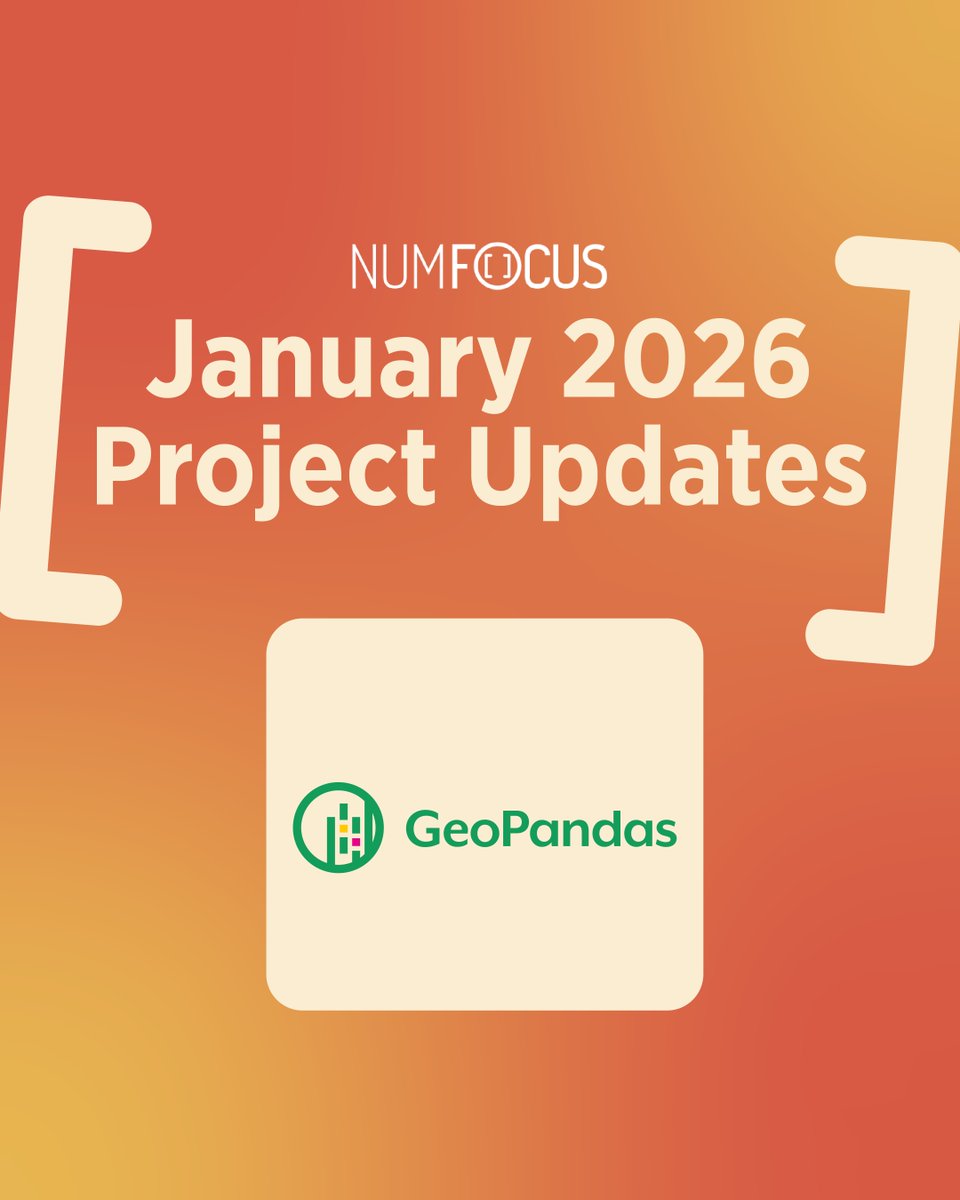 NumFOCUS tweet media