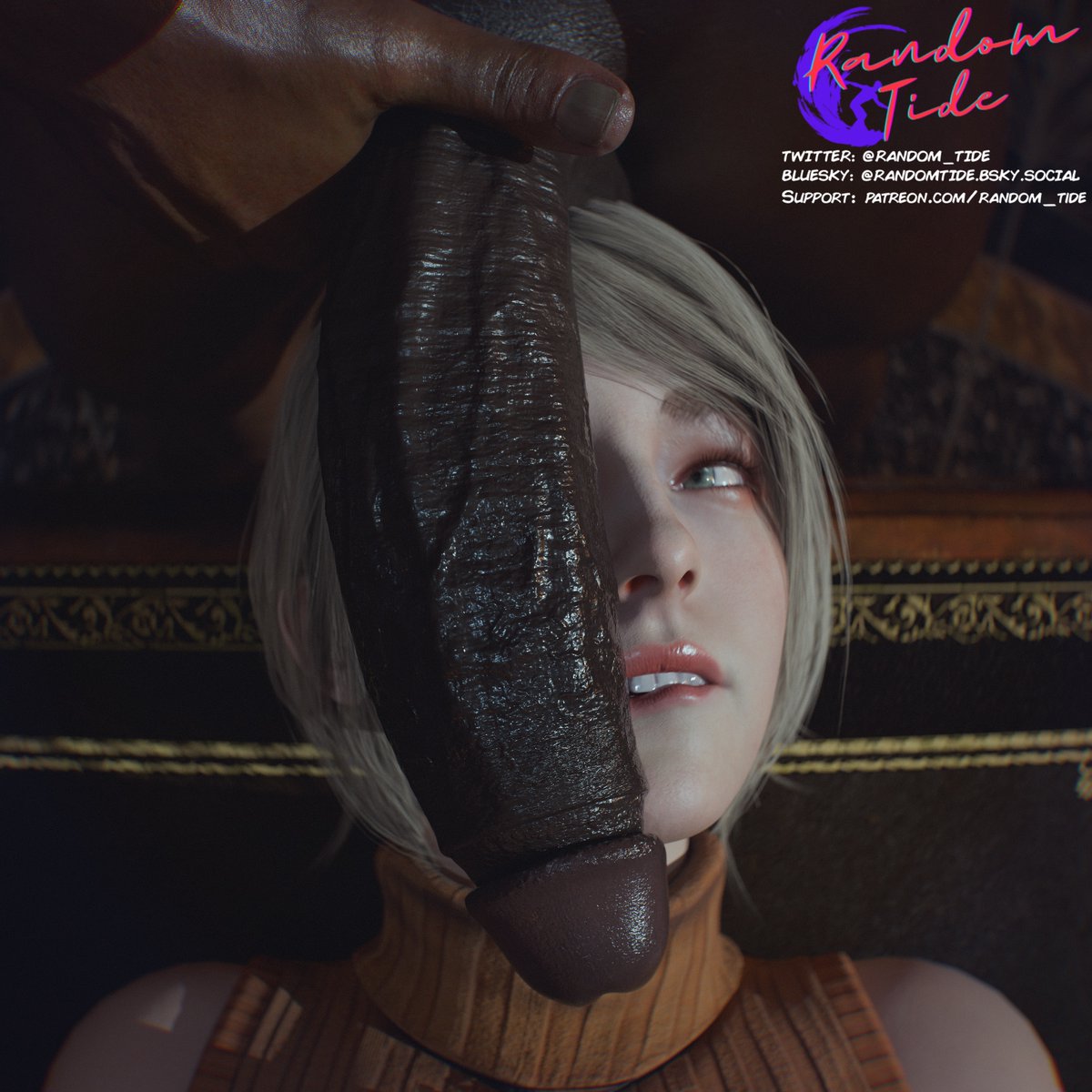 random_tide's tweet photo. Ashley BJ
(👀See early in Bl0!)

🤝Models: @MokujinH &amp; @Madruga3D
💜Look after yourself and stay hydrated! https://t.co/eS1xw82E5l