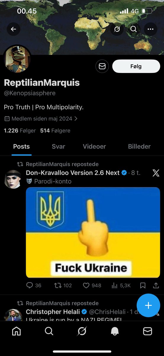 BaconFella “wheelman” the 5th 🇩🇰🇺🇦 tweet media