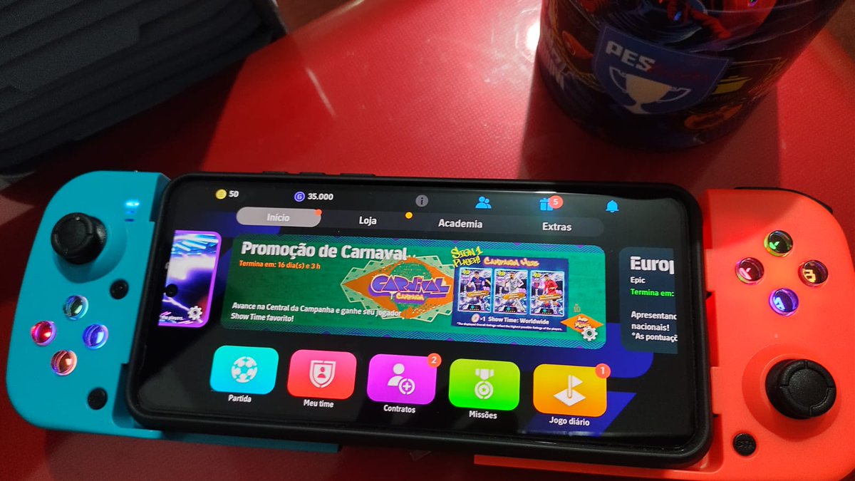 Bóra testar um negócio? #eFootball2026Mobile #GamePad 
🫣
