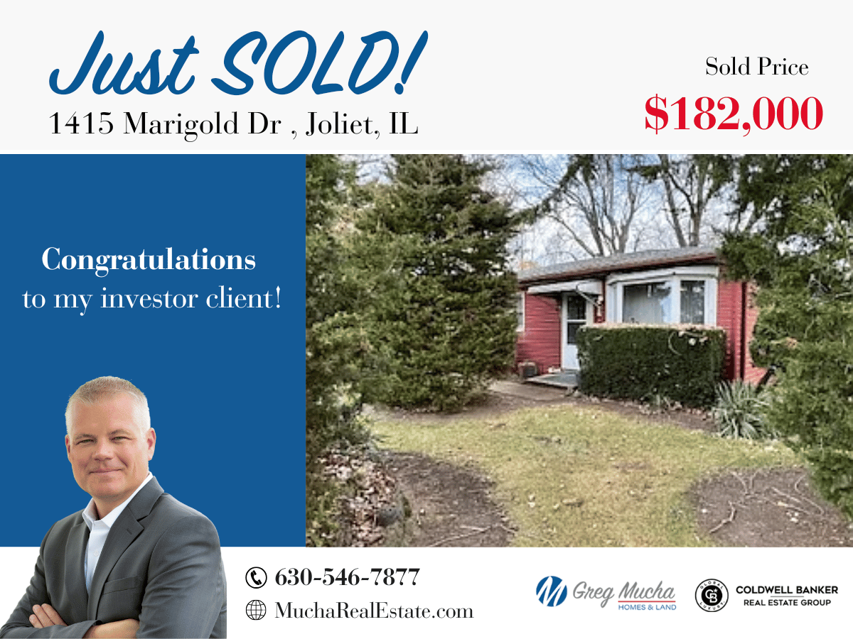 CLOSED !!   Congratulations 🍾 🌟  to my investor client!  Are you thinking about making a real estate investments? There are hundreds of opportunities - just call or text me to get started - ☎️ 630-546-7877  🔗 MuchaRealEstate.com
#mucharealestate #muchahomes  #cb #lemont