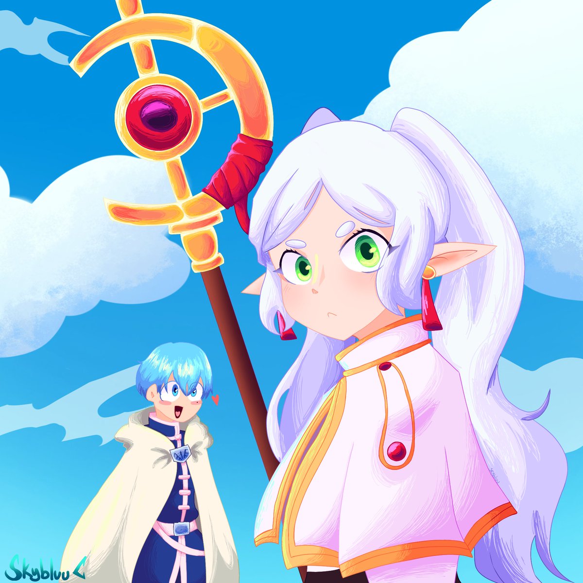 Skybluu52's tweet photo. Freiren y Himmel 🩵
#freiren #Himmel #freirenfanart https://t.co/2kbTJXEUea