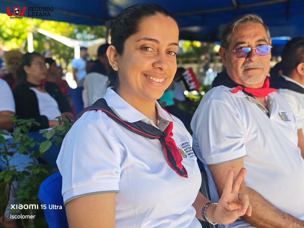 13JulioUNANMGA's tweet photo. En un ambiente de unidad revolucionaria y memoria histórica, la UV Segundo Lezama de la UNAN-Managua realizó una caminata, jornada cultural y colocación de flores en homenaje al destacado deportista, líder estudiantil y militante sandinista Marlon Zelaya Cruz. 
#SomosUNAN https://t.co/HZzu1uFRVG