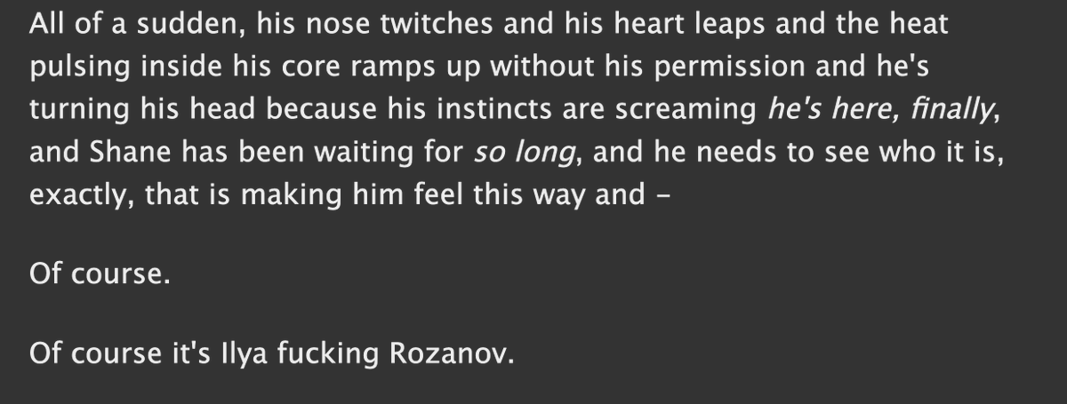 lev_olutionary's tweet image. haha that feeling when you scent imprint on your crush on accident woopsie daisy