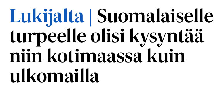 ”Suomessa on viime vuosina harjoitettu kunnianhimoista ilmastopolitiikkaa, jonka hintalappu on sysätty tavallisten ihmisten maksettavaksi. Toimiva, kotimainen ja huoltovarmuutta tukenut energiaratkaisu romutettiin poliittisilla päätöksillä, ja seuraukset näkyvät nyt karulla