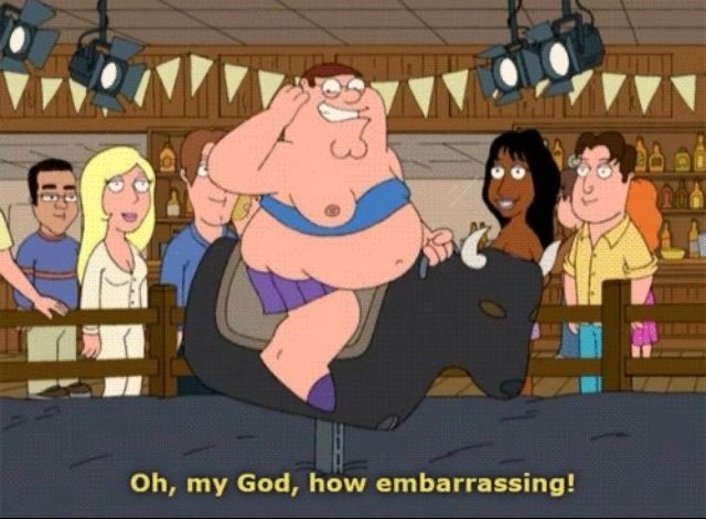 cuando me tiro bomba a la pileta estando en bikini