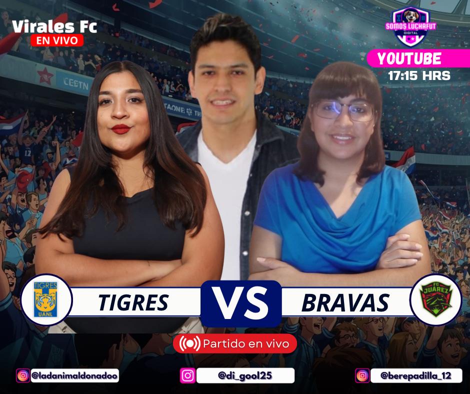 Partido estelar de la Jornada 8 de la Liga MX Femenil desde el Volcán 🌋 dónde Amazonas y Bravas nos van a regalar goles y emociones.

Nos vemos en <a href="/Somos_Luchafut/">⚽️Virales Fc⚽️</a> junto a <a href="/soydanimaldo/">Dani Maldonado 🐯</a> y <a href="/LocoDeDiegol_ok/">⚽️Diegol El Relator Del Gol⚽️</a> 📢

Previa ➡️ 5:15
Partido ➡️ 6:00

youtube.com/live/zOYyRSTfR…