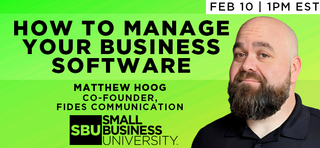 canbeinnovation's tweet image. Join @SmallBizExpos TOMORROW at 1 PM for their 'How to Manage Your Business Software' webinar! 💻

Discover how to effectively manage business software as you grow, including tools from Microsoft to Google, and MORE!

Register here ➡️: f.mtr.cool/aiibbyzgiw

#BusinessSoftware