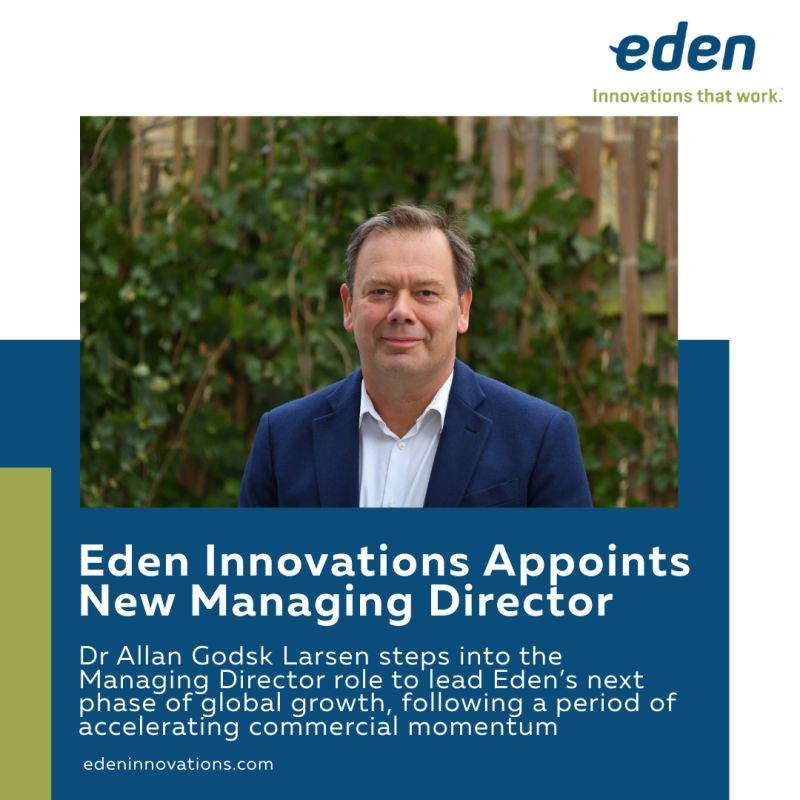 Eden_ASX's tweet photo. Eden Innovations Ltd (#ASX: $EDE) is pleased to announce the appointment of Dr Allan Godsk Larsen as Managing Director.

Dr Larsen will play a key role in leading the Company’s next phase of global growth, following a period of accelerating commercial momentum and balance sheet restructuring.

Dr Larsen’s deep technical expertise and long history in developing Eden’s products will be critical as the Company capitalises on record demand for its concrete admixtures and fuel reduction technology.

Read more 👉 https://t.co/iwtqjUfNjd

#EdenInnovations #ASXEDE #ConstructionTechnology #EdenCrete #ASXNews #EdenCretePz7 #AdvancedMaterials #InfrastructureInvestment #EngineeringInnovation #LowCarbonConcrete #SustainableConstruction #GreenInfrastructure #IndiaInfrastructure #IndianRoads