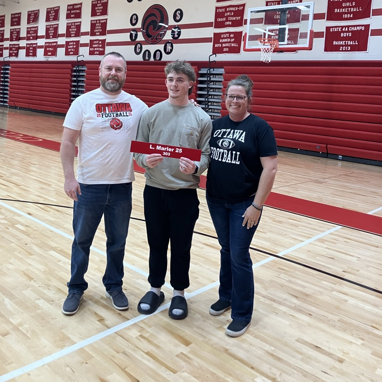 OHSActivities's tweet photo. Congratulations to Liam Marler for becoming the new Career Tackles record holder at Ottawa High School. 
What a great way to finish an awesome high school career. 
#CyclonePride https://t.co/PqcsRoUAp9