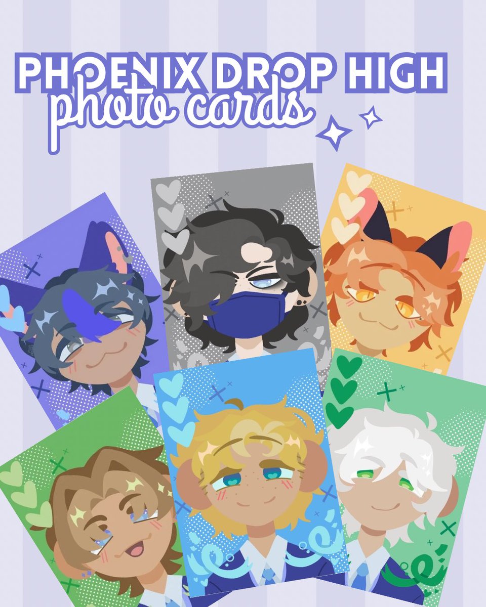 yeah yeah… i know more aphmau merch on acggoods but here are my lovely phoenix drop high photo cards :DD feel free to check out my store if you’re at all interested <3 acggoods.com/store/froggypo…
