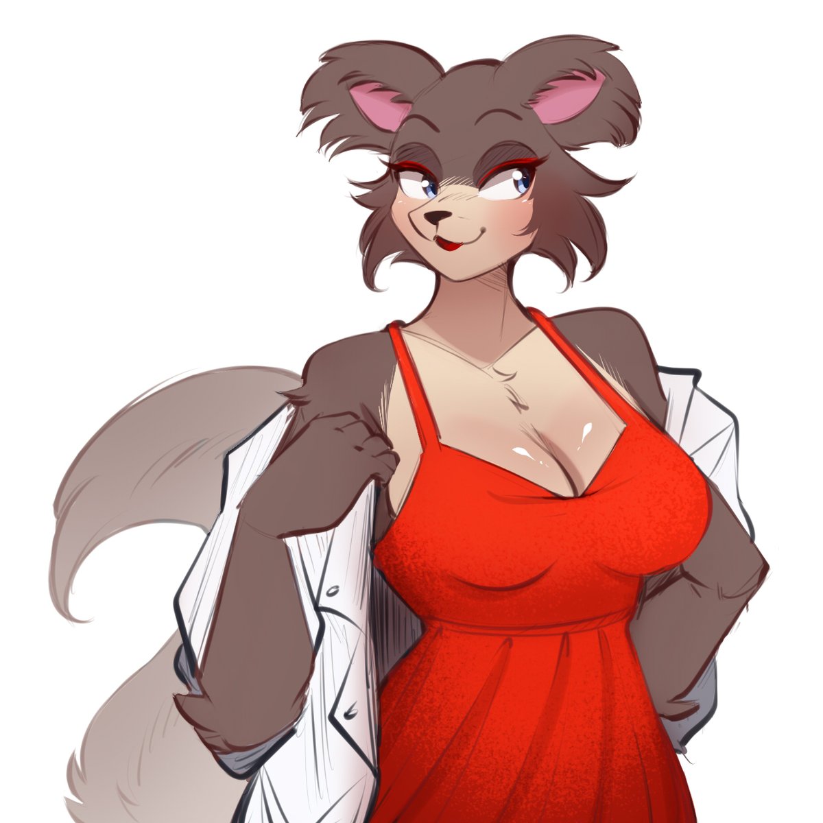 Does the red look good? ❤️🐺