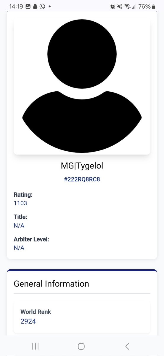 tygelol's tweet photo. Para los interesados, hay una página que calcula tu nivel relativo usando un sistema de ELO. Se basa en los enfrentamientos de torneos matcherinos (no sé si en todos o hay algún requisito mínimo) e imagino que también en la BSC.

A ver vuestro puntaje. 👀
https://t.co/dHcW2QTjdr https://t.co/IDVibUMFmM