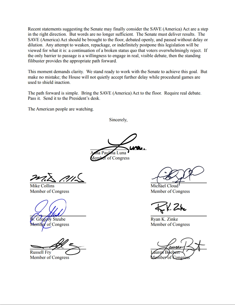 RepJohnRose's tweet image. Alright folks, it’s time. @LeaderJohnThune MUST invoke the standing filibuster and bring the SAVE America Act to the floor of the US Senate.

Any Senator — Republican or Democrat — who opposes this commonsense election integrity bill will have to explain to the American people