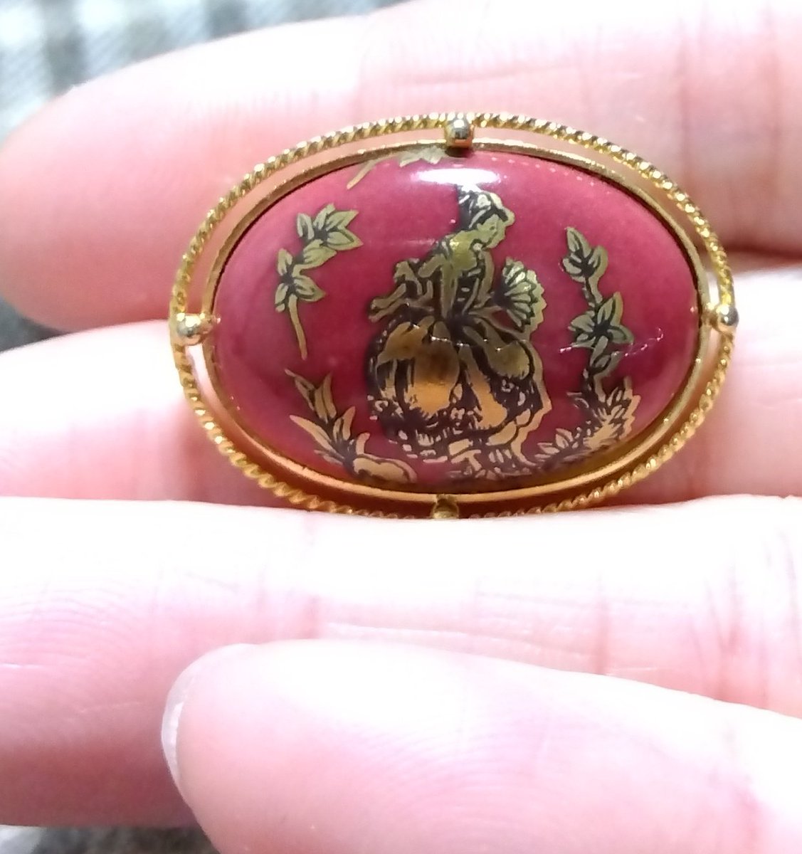 昔母にもらったもの アンティークのリモージュ ロミオとジュリエット