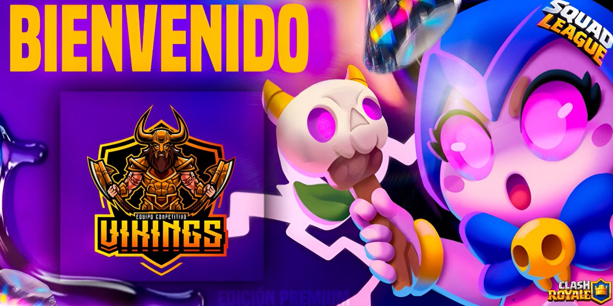 #ClashRoyale | BIENVENIDO [16/20] 💎 

Los vikingos llegaron para conquistar la edición premium y llevarse todo el premio 🦅💎

[🇲🇽] <a href="/TeamVikings_CR/">ＶＩＫＩＮＧＳ</a> 

#SquadLeagueCR #EditionPremium