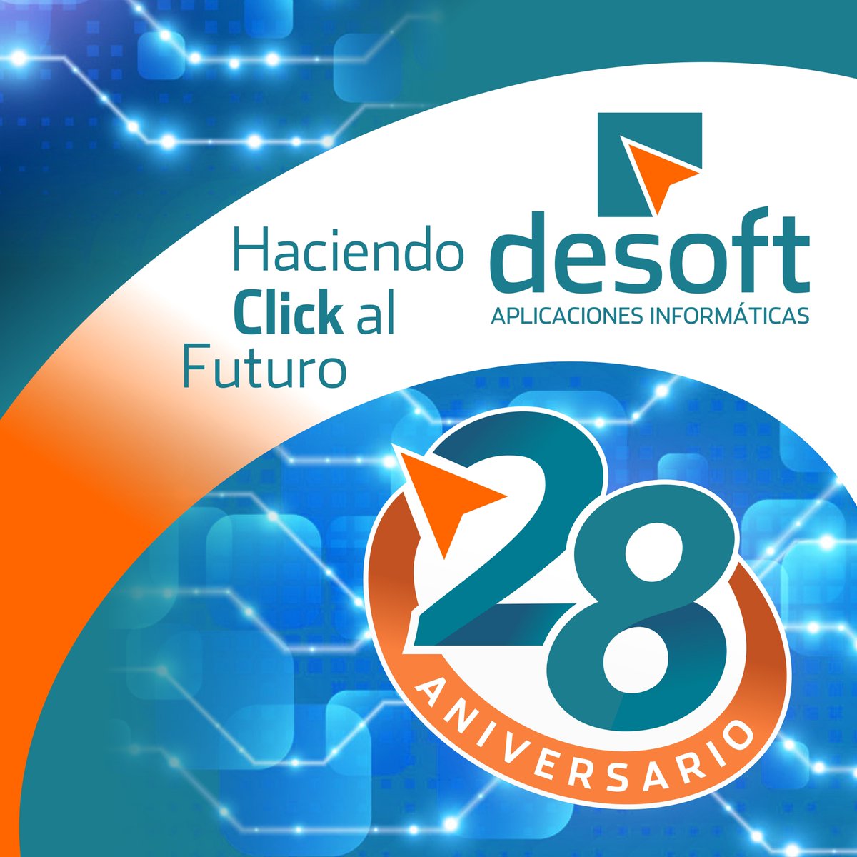 JosCarlosCruzS3's tweet photo. Felicitamos a los trabajadores de @desoft_empresa en su aniversario 28 de constituida, que celebramos hoy. Ha sido, sin dudas, una entidad vanguardia en la informatización y la transformación digital del país, con notables aportes tanto a la economía como la sociedad en general. https://t.co/9q9M0qippu
