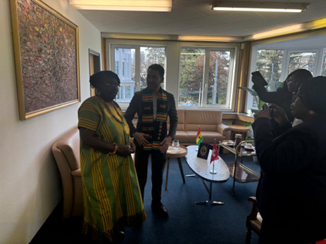 esiawuahrt's tweet photo. I met with Mr. Mehmet Yildirimli of Switzerland Global Enterprise to strengthen Ghana–Switzerland trade and investment cooperation.

The Embassy remains committed to coordinated partnerships, supporting investors, and promoting Ghana’s industrial opportunities. 🇬🇭🇨🇭

#Trade https://t.co/8oFWE5Fv1N