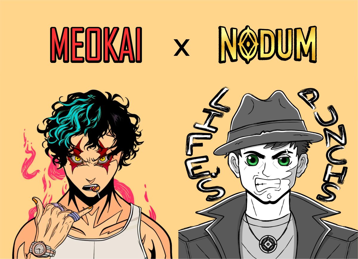 🎉NFT GIVEAWAY🎉

<a href="/Nodumm/">NODUM</a> collabs giveaway with <a href="/MeokaiNFT/">MEOKAI</a> for their upcoming NFT launch! 🔥

🎟️10 GTD (Free Mint)
🎟️15 FCFS (WL)

Enter:

📥Follow <a href="/Nodumm/">NODUM</a> &amp; <a href="/MeokaiNFT/">MEOKAI</a>
✅Like + RT + Tag 3 friends
🔥 Join:  discord.com/invite/PzTymSA… &amp; discord.com/invite/xZJPpXF…

⏰ 24hrs - GL fam!