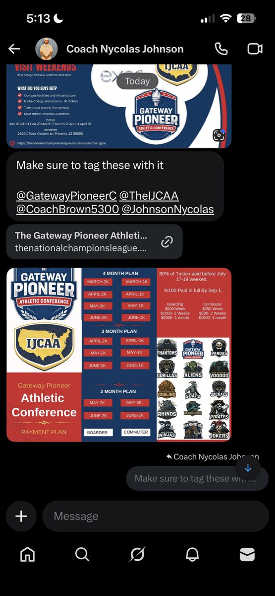 OhLookItsCarto's tweet photo. with the time and patience i am blessed to receive my first offer! 🙏 @GatewayPioneerC @TheIJCAA @CoachBrown5300 @JohnsonNycolas @L_Narcisse2 https://t.co/iZ4s0DwGsF
