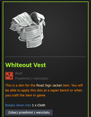 🎁$25 Whiteout Vest🤍

To enter:
✅Retweet &amp; Like,
✅Follow: <a href="/rgLyCS/">rgly</a>, <a href="/rustroulette/">Rust Roulette</a>,
✅Tag a friend.

🍀Good Luck!
⏰Ends in 5 days!

#CS2 #CS2Giveaway