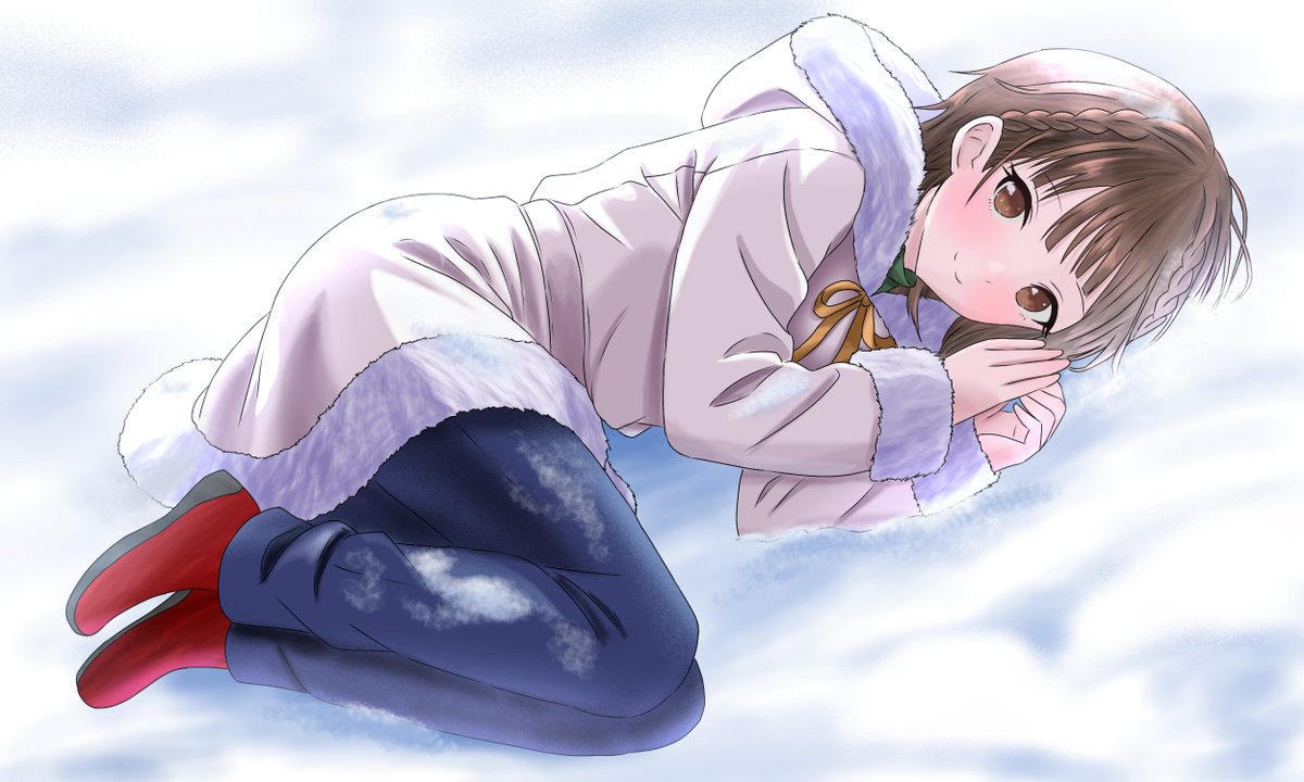 minase_scrawl's tweet image. #BlueReflection燦
 #ブルリフS
 #星谷かんな
スノーフェアリー