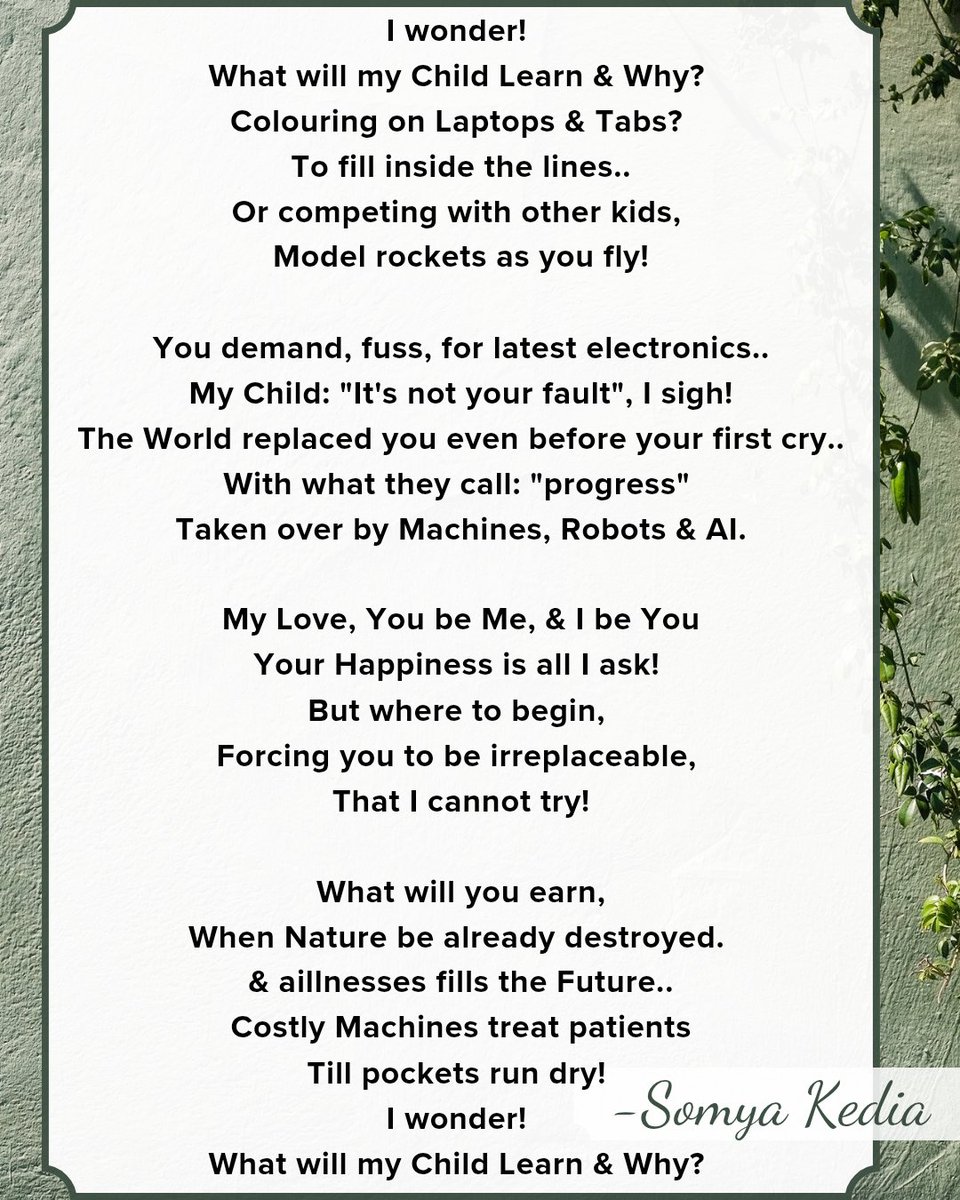 somyakedia's tweet photo. #writerslife #pen #words #feelings #quote #quotestoinspire #technology #AI #TechLife #futuretech  #somyakedia #quotesdaily #quoteoftheday #lifequotes #poema #poesia #poems #poetry #poetrycommunity #poet #writing #writers #writersnetwork @somyakedia https://t.co/I7ZhB5mpTu