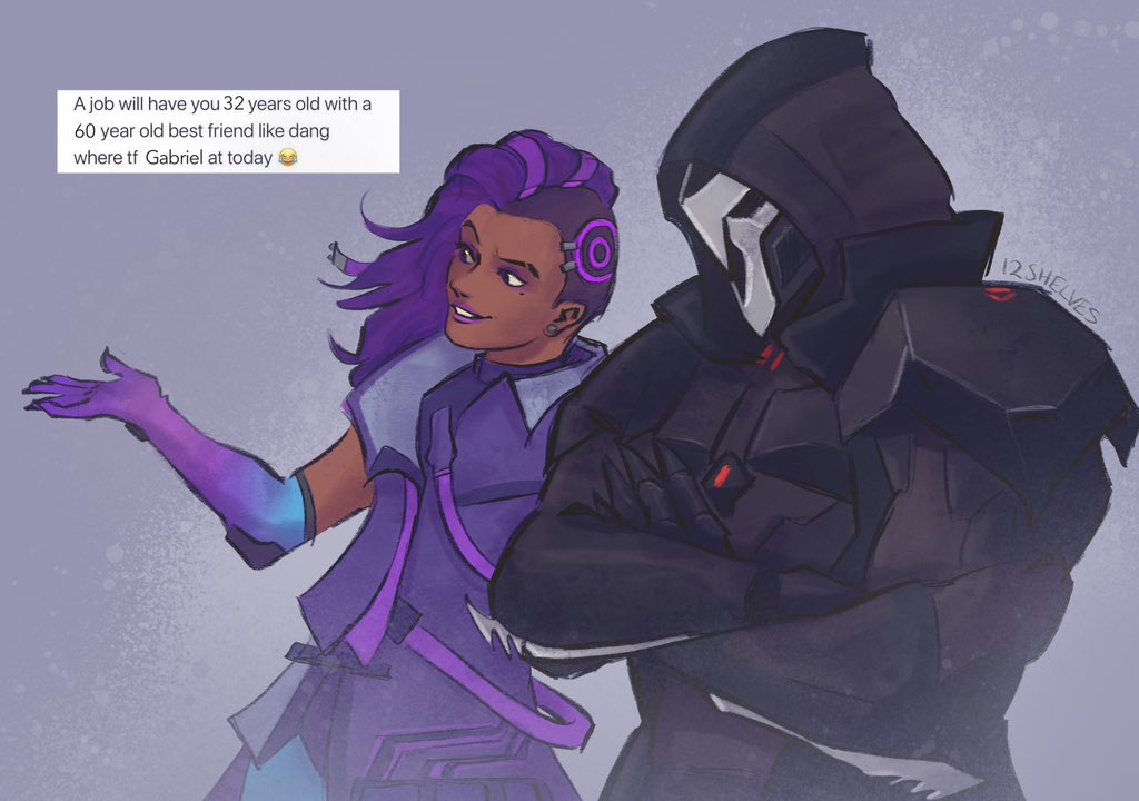 i’m lazy #reaper #sombra