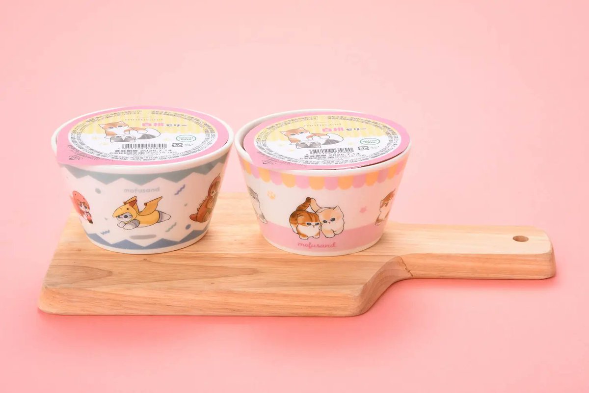 mofusand シリアルボウル＆白桃ゼリー」がファミマで本日10日10:00から