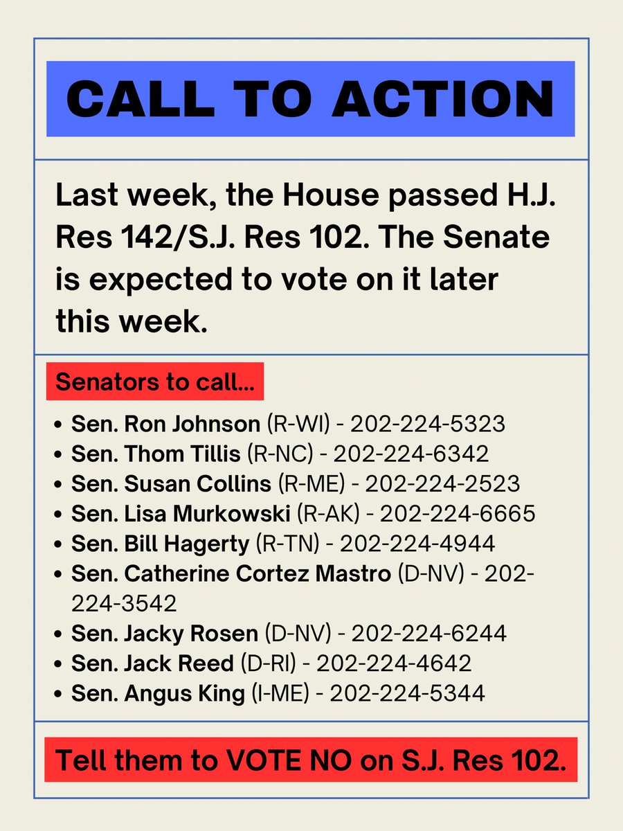 Every right we have exists because people refused to stay quiet.

This week, the Senate decides whether D.C. gets respect, or more interference.

📞 Call your Senators 202-224-3121. Tell them to reject the disapproval resolution.

Democracy grows when we fight for it.
#LetDCVote