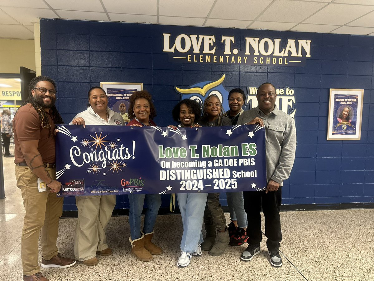 WeAreNolanOwls's tweet photo. There was so much to celebrate last week at the House of Love! 
✅John Hancock Award
✅Literacy Leaders Award
✅2024-2025 PBIS Distinguished School
✅Counselors Week with Mrs. Hampton and Ms. Densley

Always a great time at the HOUSE OF LOVE! 

#BetterTogether 💙💛 https://t.co/z1OrmLOHFl