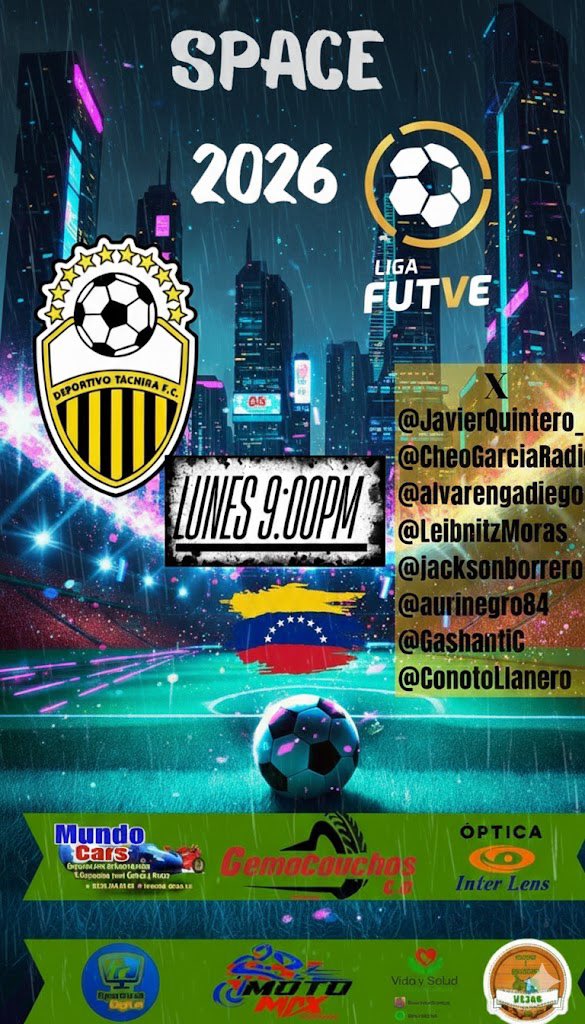 Esta noche:
9️⃣:0️⃣0️⃣🅿️Ⓜ️
🏆 Libertadores 
Análisis, debate, polémica.
Podrá DvoTachira remontar? 
<a href="/javierQuintero_/">@JAVIERQUINTEROSC</a> 
<a href="/alvarengadiego/">Diego Alvarenga</a> 
<a href="/CheoGarciaRadio/">Jose Cheo García</a> 
<a href="/LeibnitzMoras/">Leibnitz</a> 
<a href="/aurinegro84/">Pepe Vera</a> 
<a href="/jacksonborrero/">jackson borrero</a> 
<a href="/GashantiC/">Carlos Marcelo Greco Galanti 🥹</a> 
<a href="/ConotoLlanero/">Dr. Carlos Villanueva🇻🇪💛🖤⚽️#DiosEsBueno</a> 
#CopaLibertadores #Tachira #LigaFUTVE