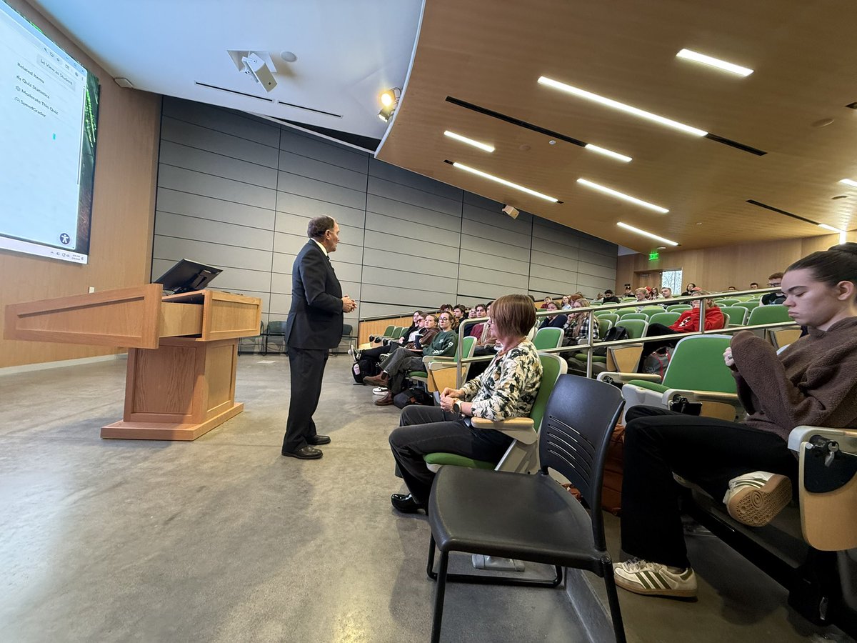 GovHerbert's tweet photo. I was honored to speak with @uvu Honors Program today. They asked me share experiences reaching across the political divide. These incredible students asked great questions, and we had a wonderful conversation. They gave me hope, and our future is bright. https://t.co/ILBpNol4lS