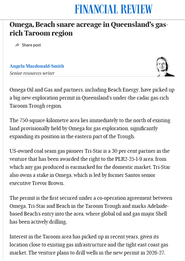 Omega Oil and Gas tweet media