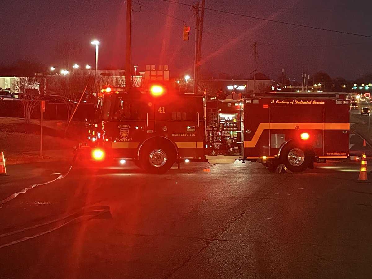 cityofwsfire's tweet image. INCIDENT ALERT - Haz Mat 1 responded to assist Kernersville FD on a LP tank leak. The leak has been mitigated. #InThisTogether #WSFire