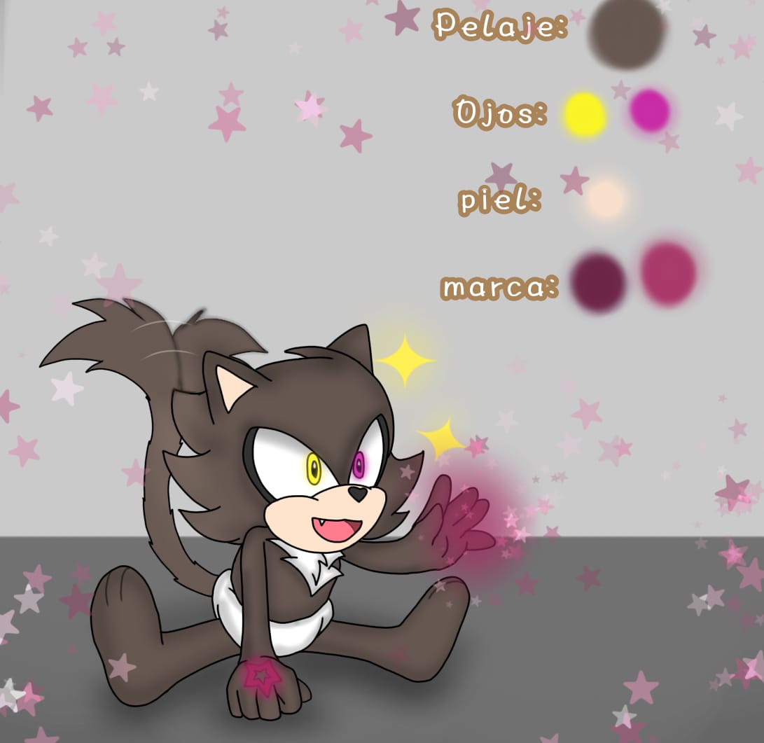 Les presento a Aster The Catwolf el hijo entre Jack y Aikon... que les parece?