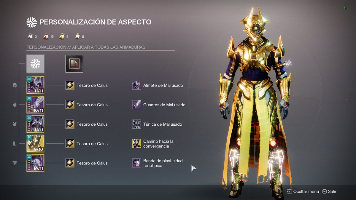 mikasio's tweet photo. #TharsisThreads Gold Vex id: mikasio#5047
@Destiny2Team https://t.co/i2Z6SfcR0W