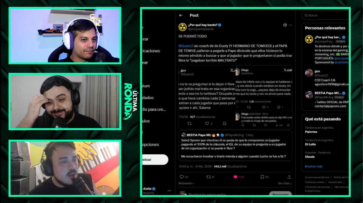 ¿Por qué hay bardo? tweet media