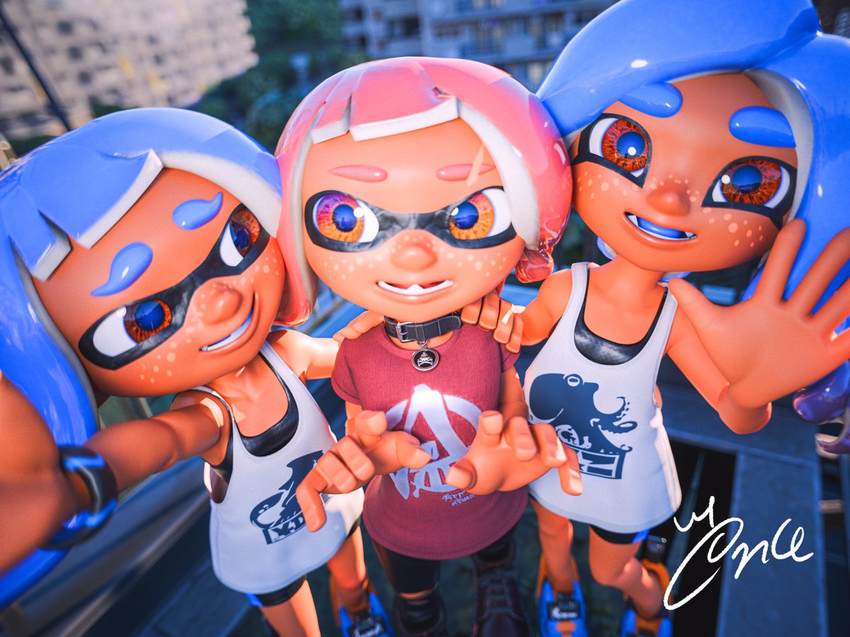 Also NO WAY I have been scatterbrained! Didn't post this piece I did for <a href="/EventideSR/">Eventide☆</a> as a little 🎂 gift thing!