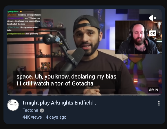 I'm sorry to Arknights: Endfield players. 😞😞