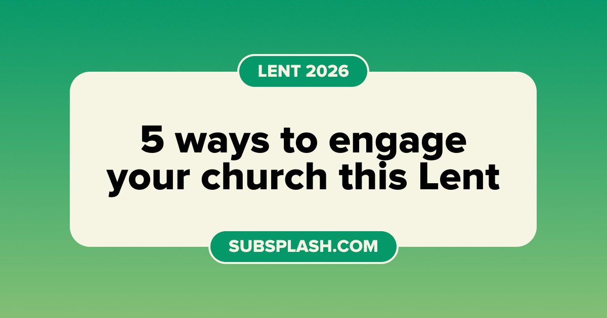 Subsplash tweet media