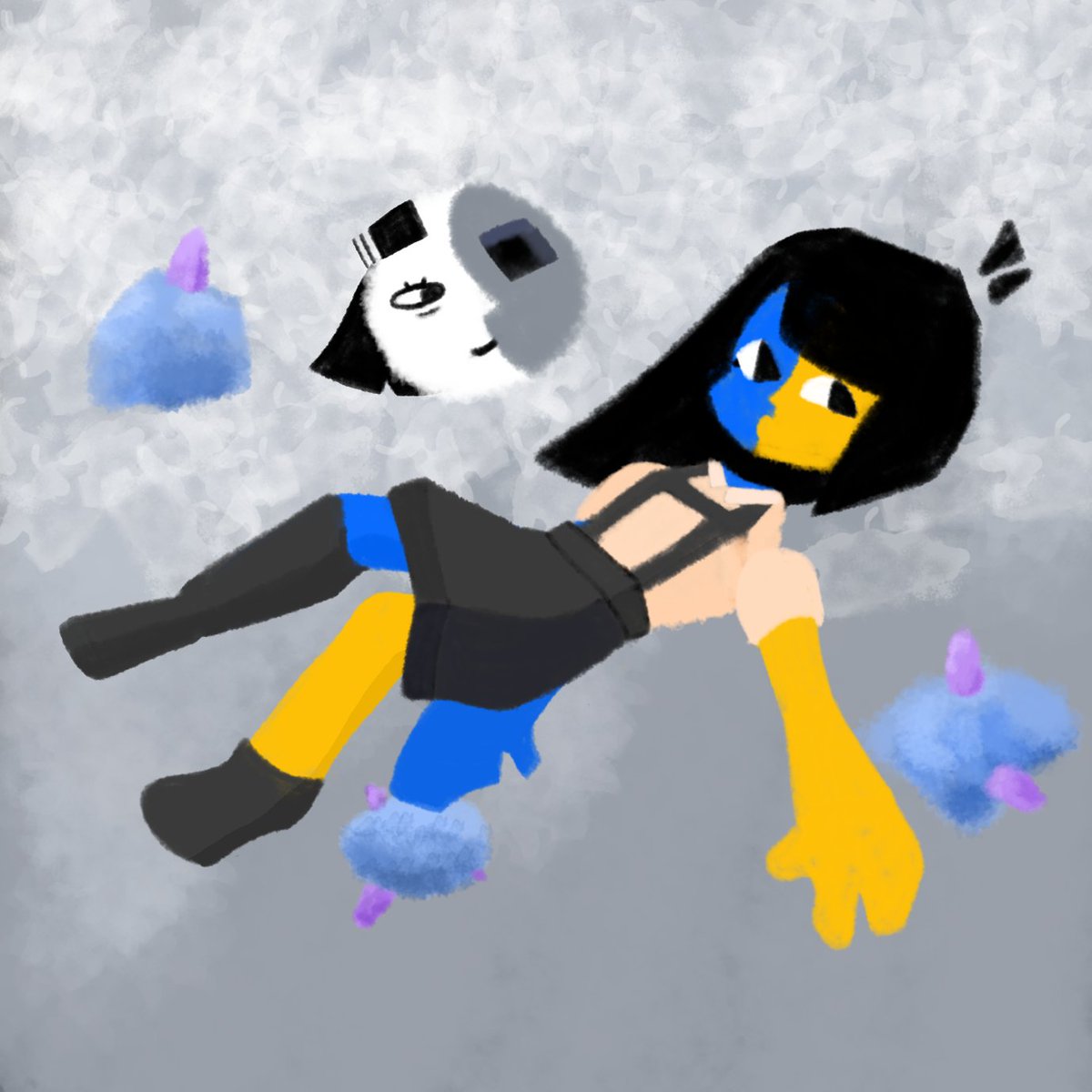 Dibujo de ena mientras vuelvo a casa de las vacaciones (°▽°)

#ENA #EnaJoelg