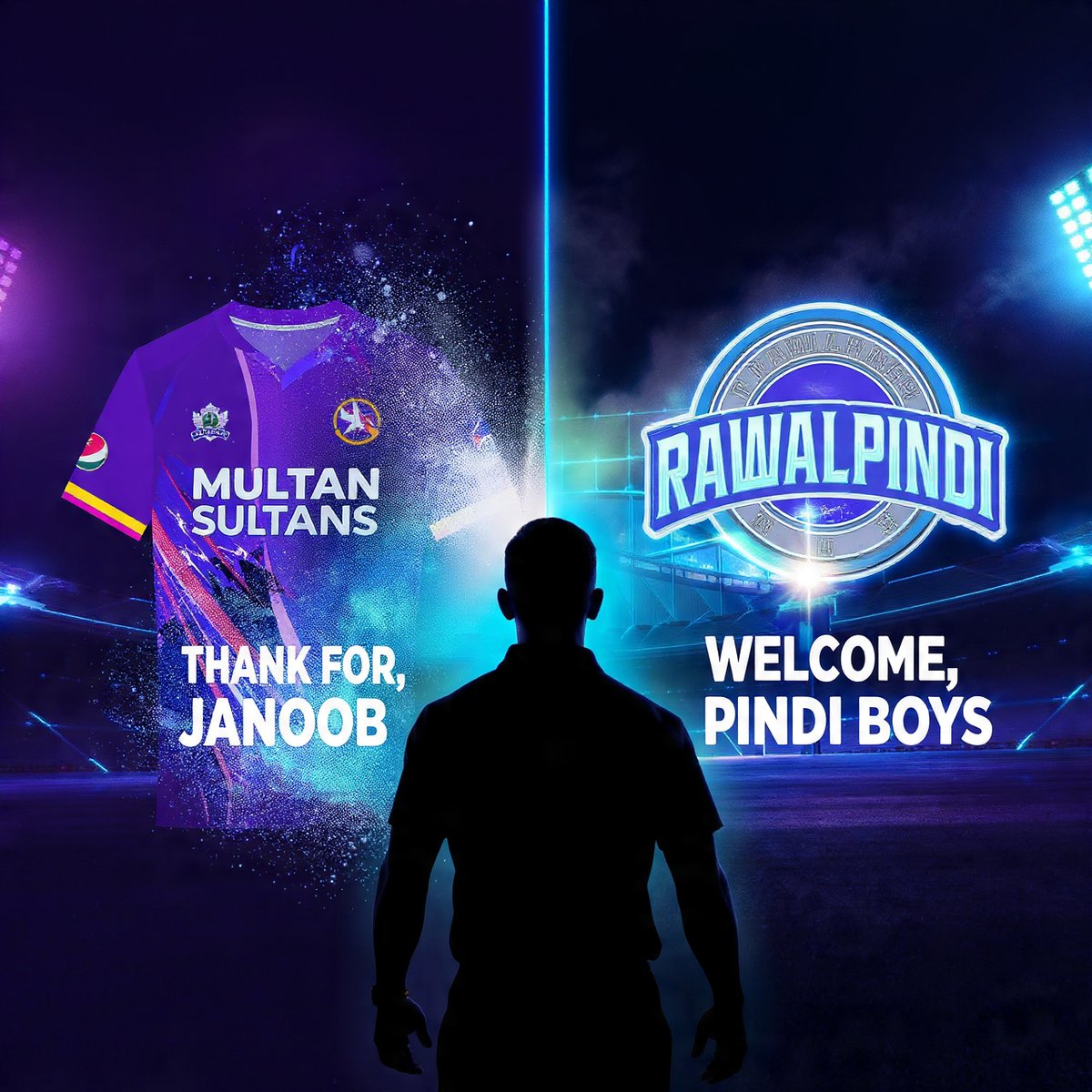 FlatONE95's tweet photo. FROM SULTANS TO WARRIORS 👑⚡

The South honors its kings. The North welcomes its conquerors.

PKR 2,450,000,000 
The biggest bid in PSL history just rewrote the game.

Thank you, Multan. 
Now, Rawalpindi it's YOUR time.

Drop a 💙 if you're ready for
#PindiPower

#PSL2026 https://t.co/jJ2TaCwGqe