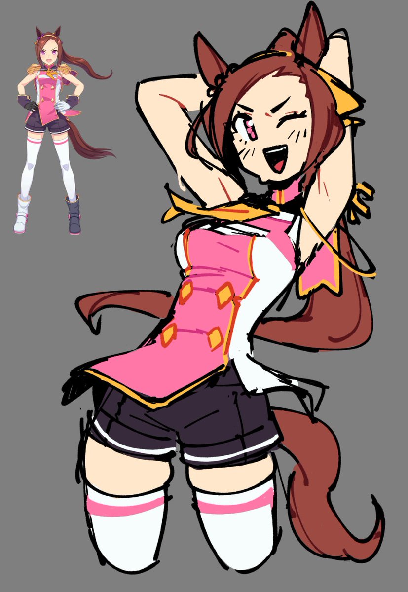 KaatokunArt's tweet image. bakushin wip for no particular reason!