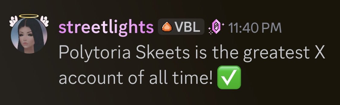 Polytoria Skeets but on X tweet media