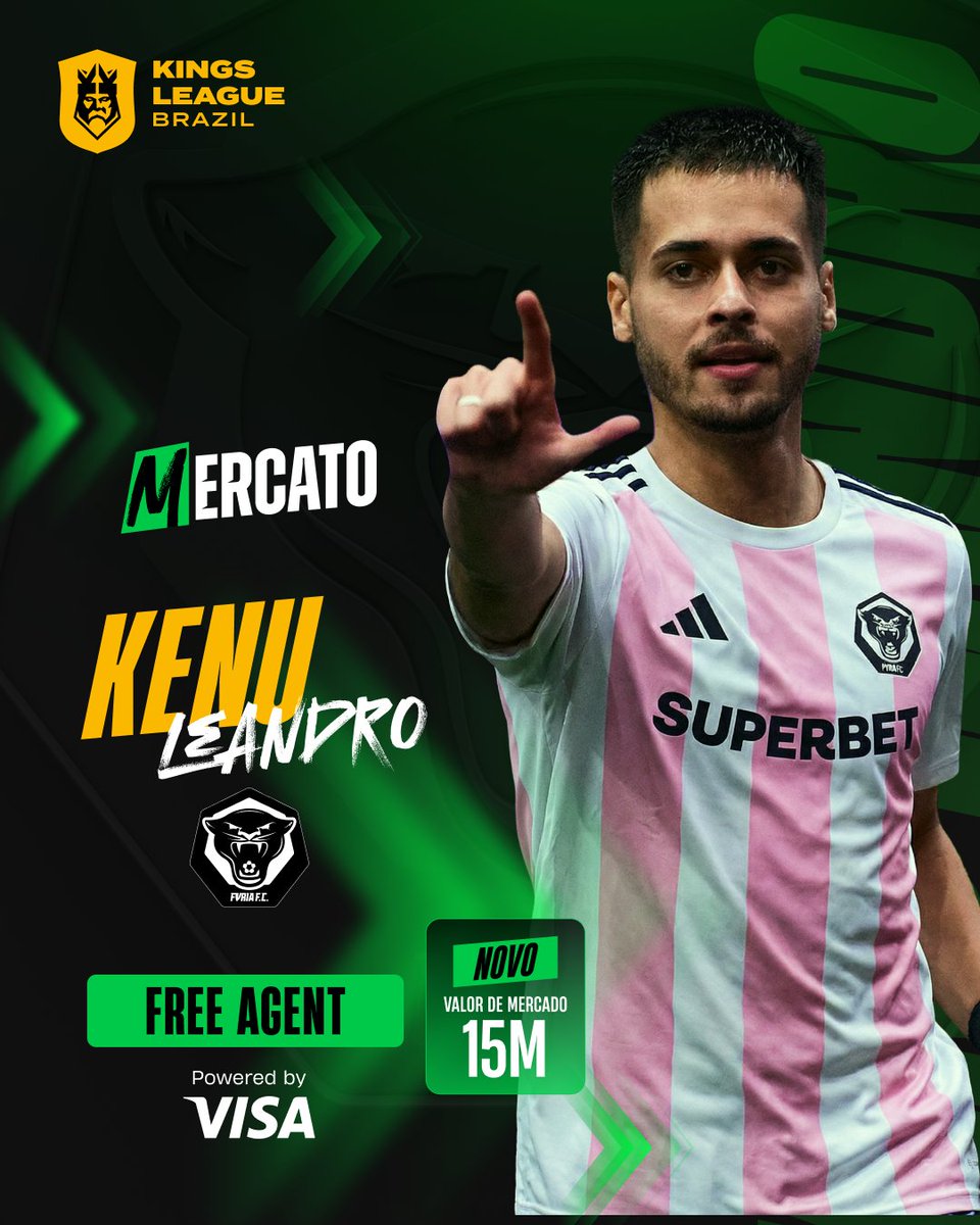 Kings_LeagueBR's tweet photo. 🚨 OFICIAL: KENU É DA @FURIA! Ex-G3X e DR7, de Mena, chega pra vestir o manto do Atual Campeão da KL BRA! #Mercato2026 #VaiDeVisa https://t.co/ofvdOntA87