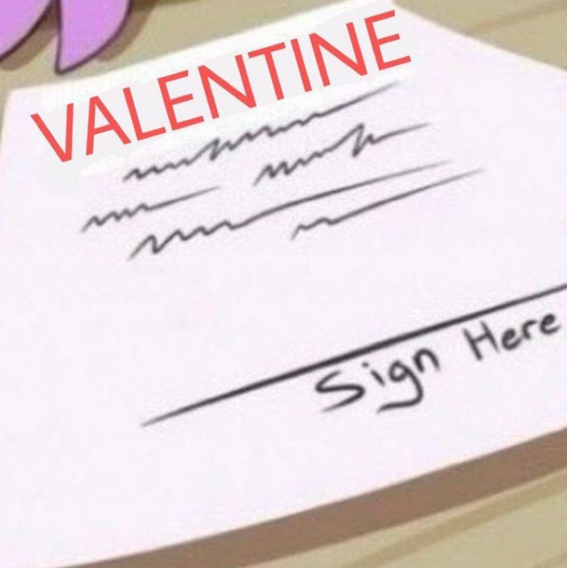"Valentine's Day is Friday! Who wants to be mine!"
