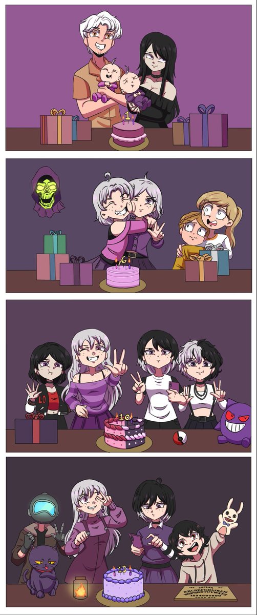 Ey, aquí IZANA. Hoy celebró el primer aniversario de mis OC, Lioren y Liorin.Gracias a todos los que me han apoyado desde el inicio. ¡Esto también es gracias a ustedes!
y  como siempre gracias <a href="/milly_cartoon/">MillyCartoon</a> Por darle vida a mis ideas, bro