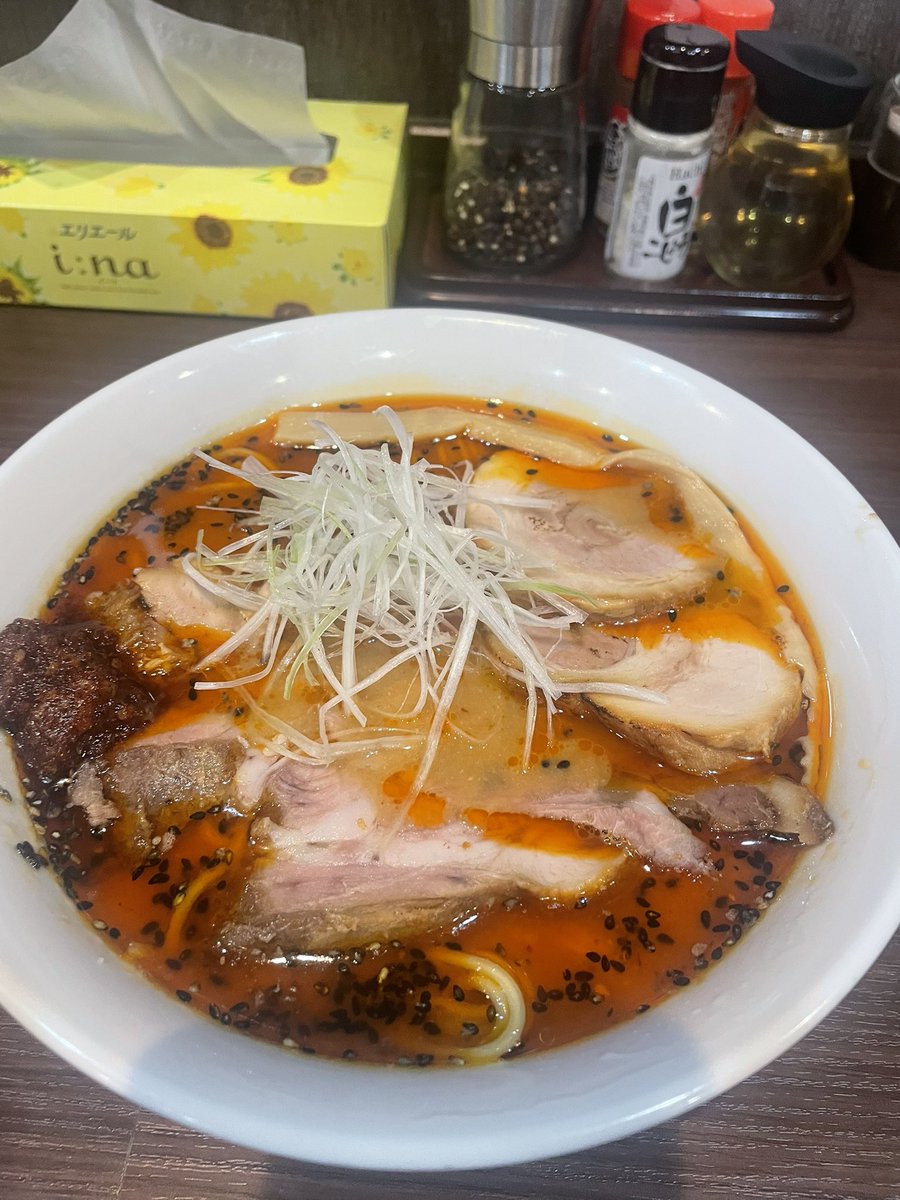 おはようございます！
入間市東町のラーメン一樹です

2月10日(火)通常通り営業します
昼11時〜14時
夜17時〜20時45分

限定B
辛味噌ラーメン950円

雪積もらなくて良かったですね
辛味噌ラーメン引き続きよろしくお願いします
辛さの調整「少なめ・多め」出来ます
今週もよろしくお願い致します！